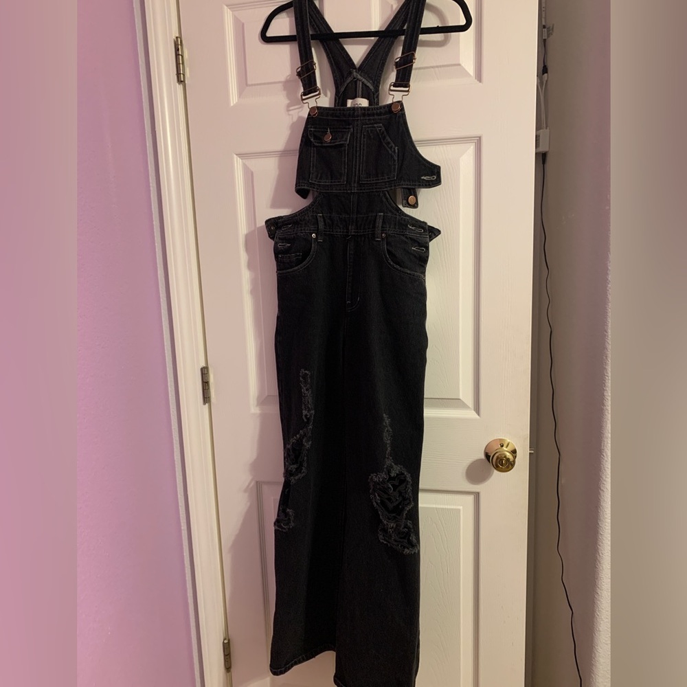 Urban Outfitters Black Overalls (BDG)